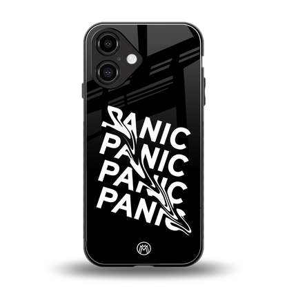 panic back phone cover | glass case for iphone 16