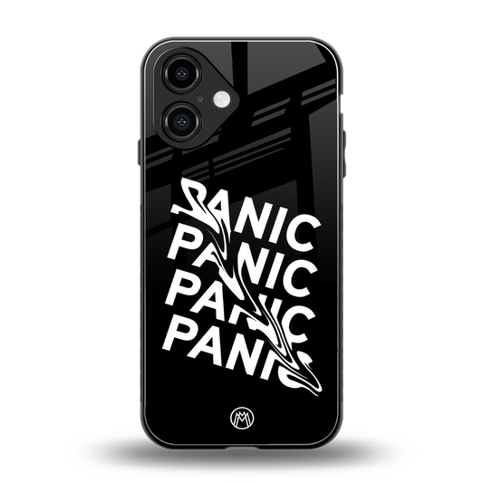 panic back phone cover | glass case for iphone 16