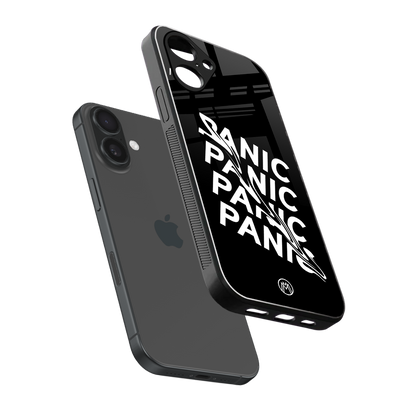 panic back phone cover | glass case for iphone 16