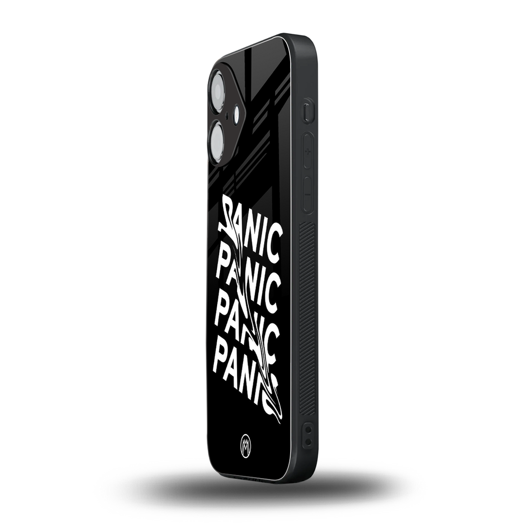 panic back phone cover | glass case for iphone 16