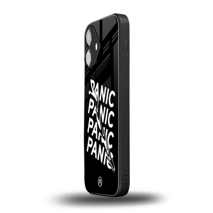 panic back phone cover | glass case for iphone 16