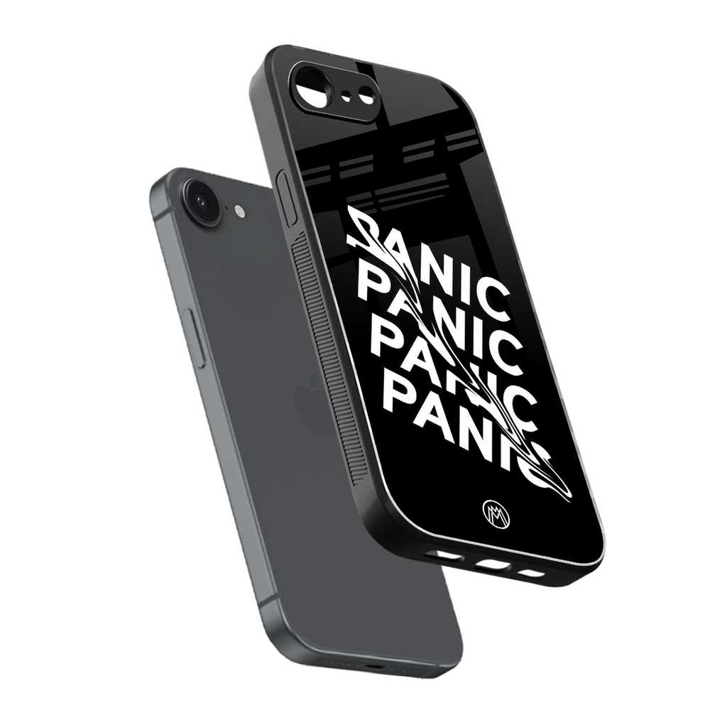 panic back phone cover | glass case for iphone 16e
