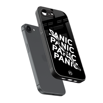 panic back phone cover | glass case for iphone 16e