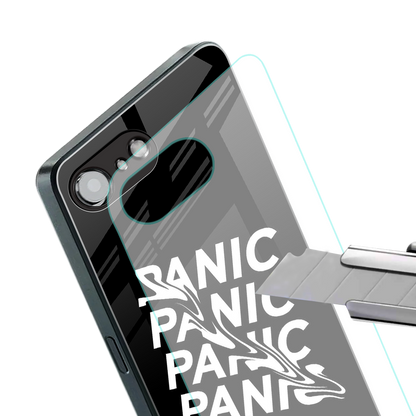 panic back phone cover | glass case for iphone 16e