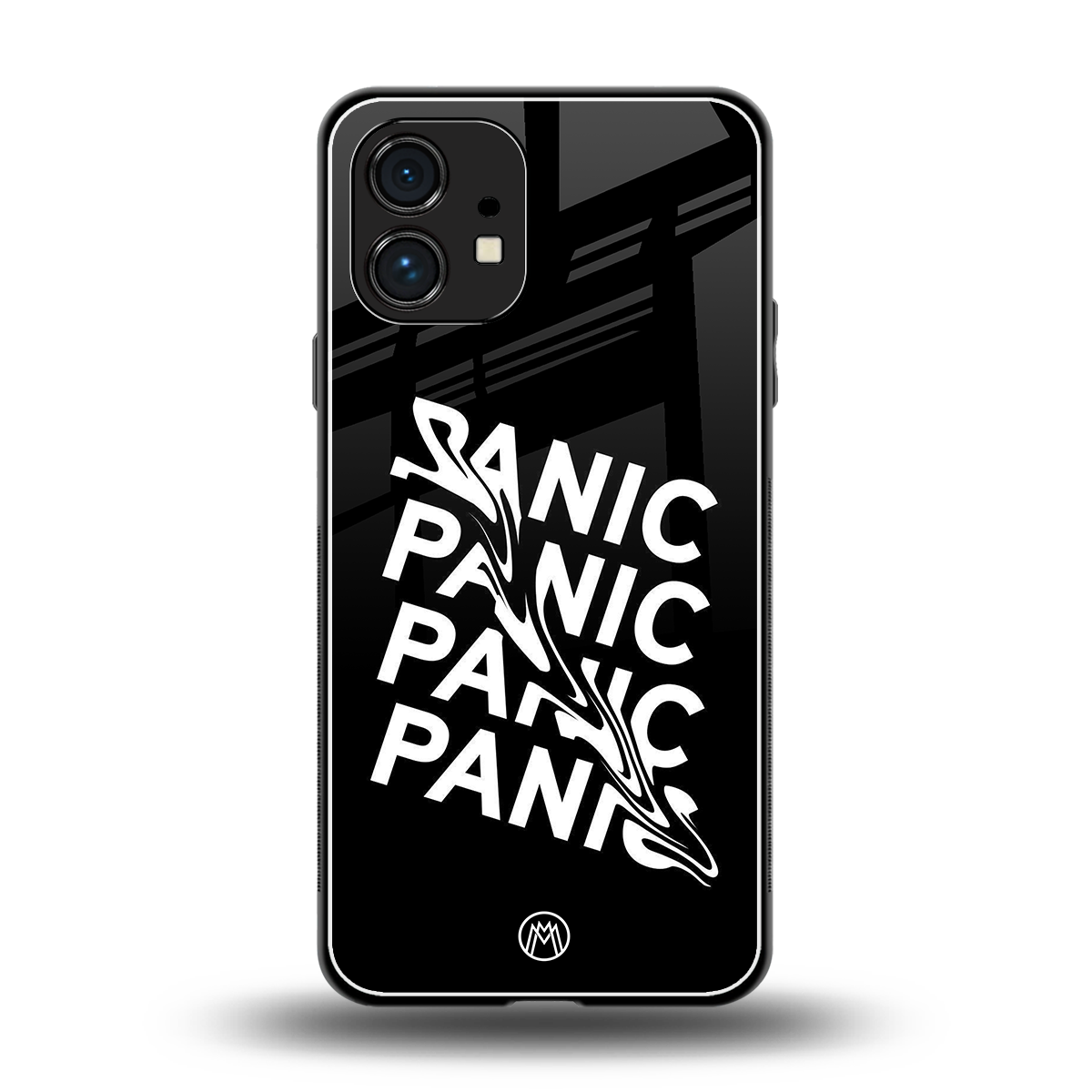 panic back phone cover | glass case for nothing phone 1
