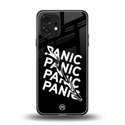 panic back phone cover | glass case for nothing phone 1