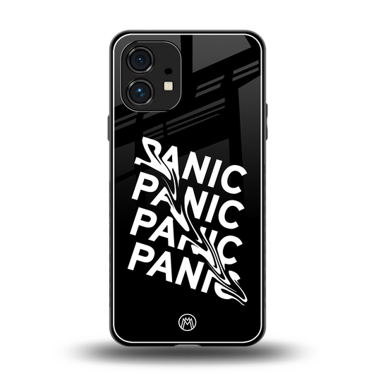 panic back phone cover | glass case for nothing phone 1