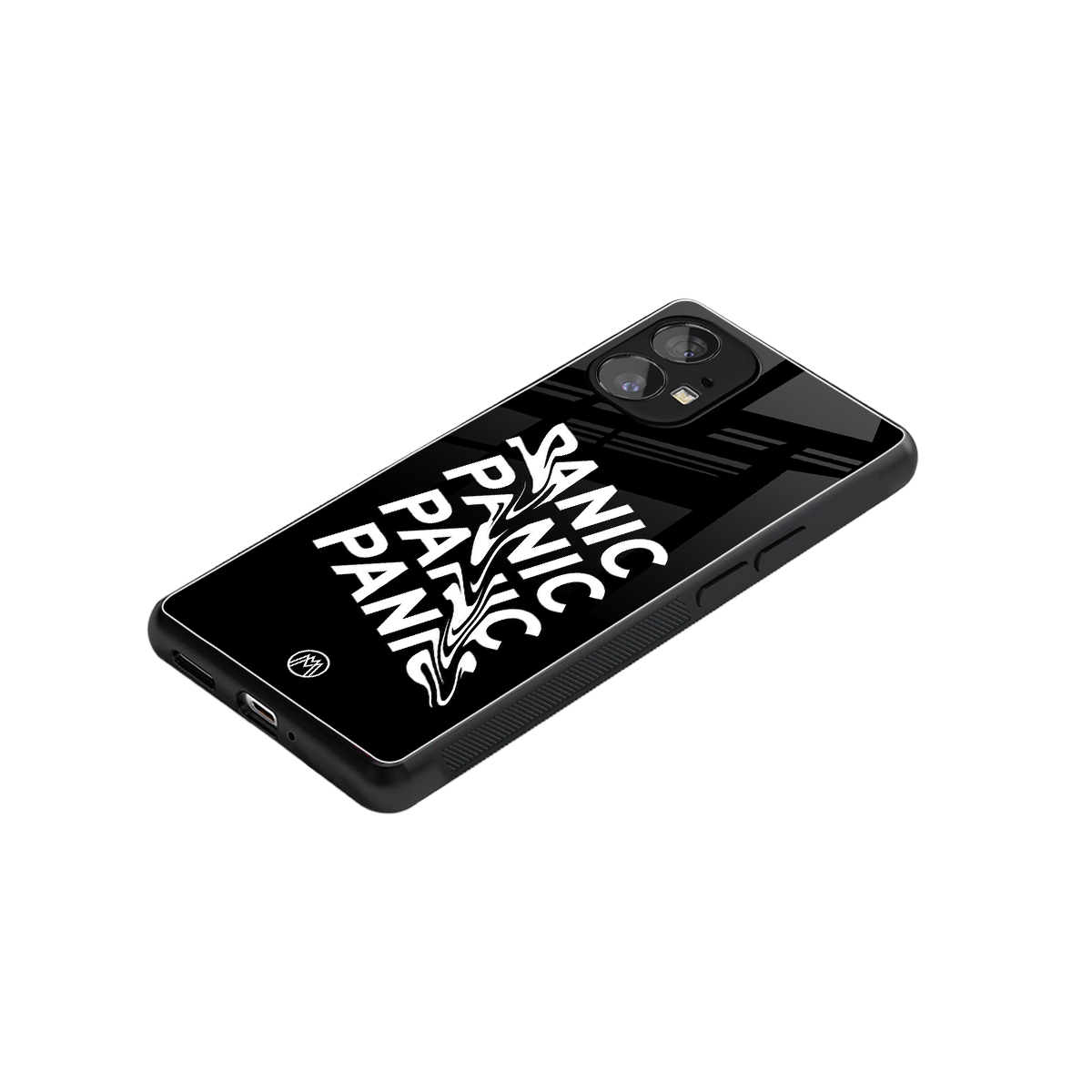 panic back phone cover | glass case for nothing phone 1