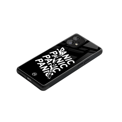 panic back phone cover | glass case for nothing phone 1