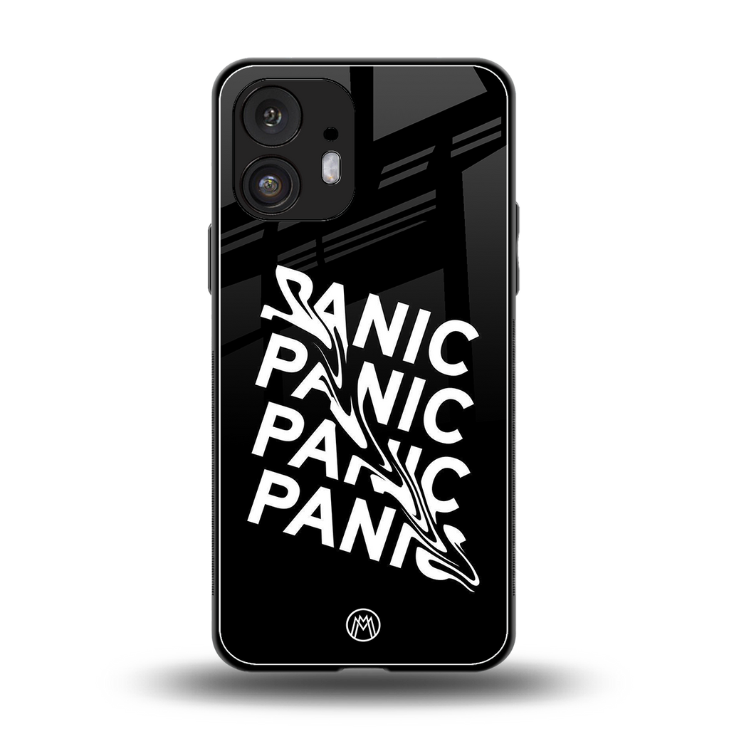 panic back phone cover | glass case for nothing phone 2