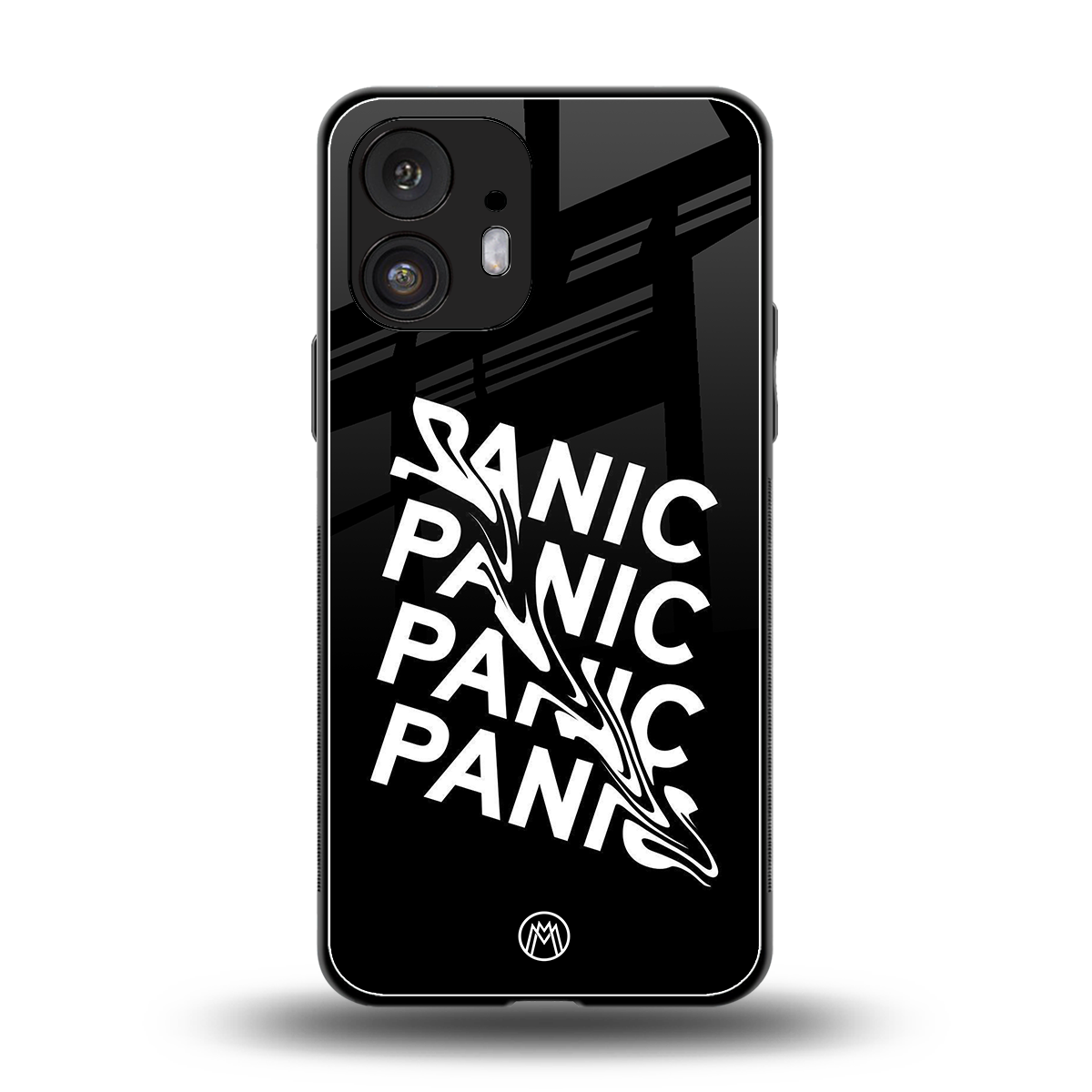 panic back phone cover | glass case for nothing phone 2