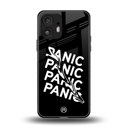 panic back phone cover | glass case for nothing phone 2