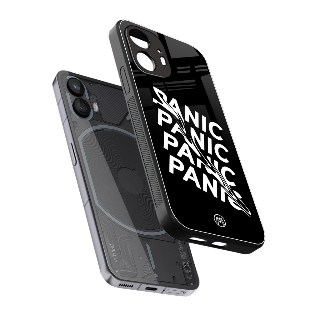panic back phone cover | glass case for nothing phone 2