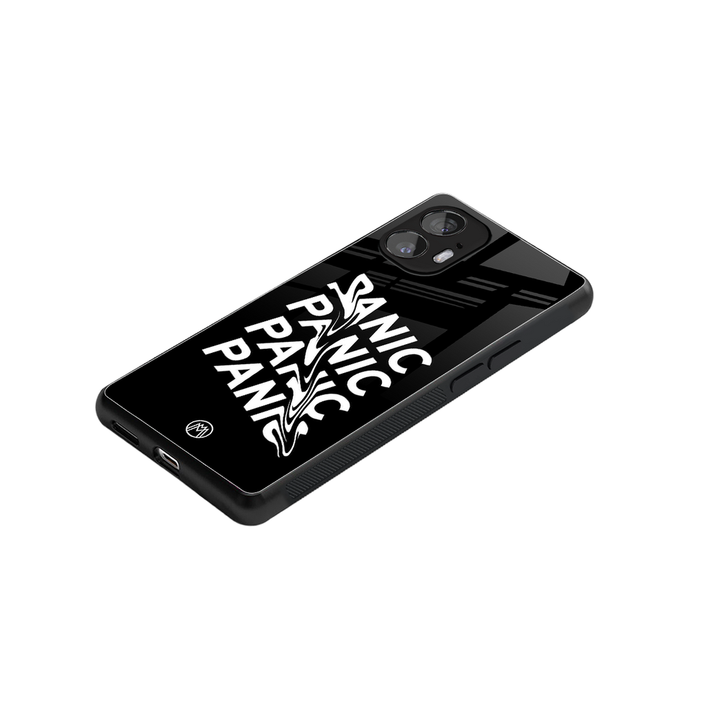 panic back phone cover | glass case for nothing phone 2