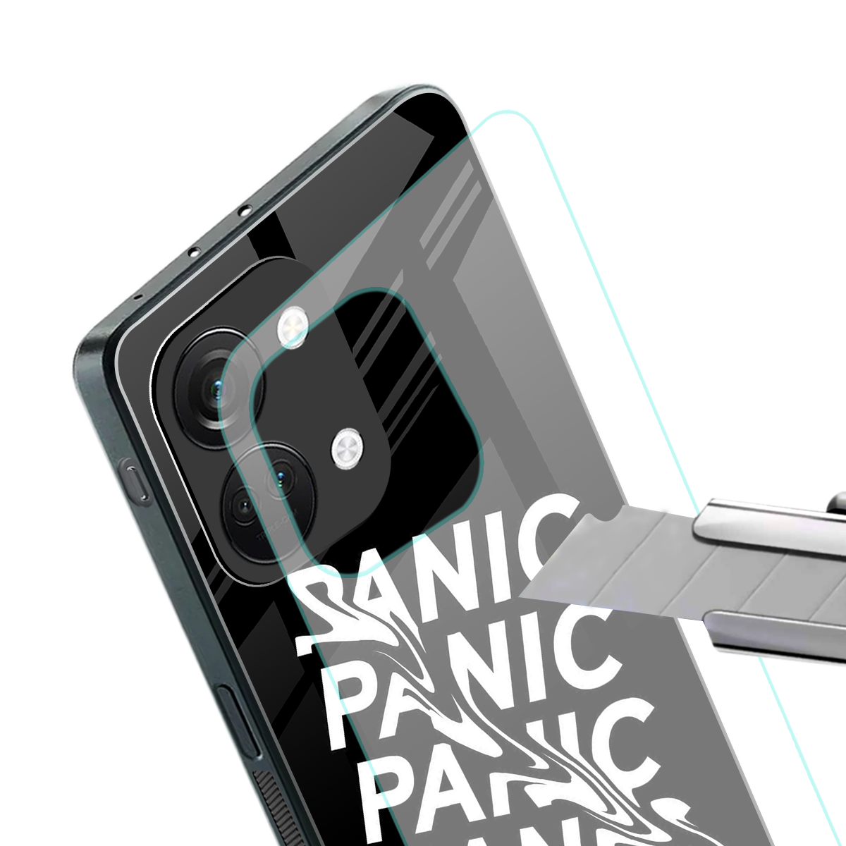 panic back phone cover | glass case for oneplus nord 3
