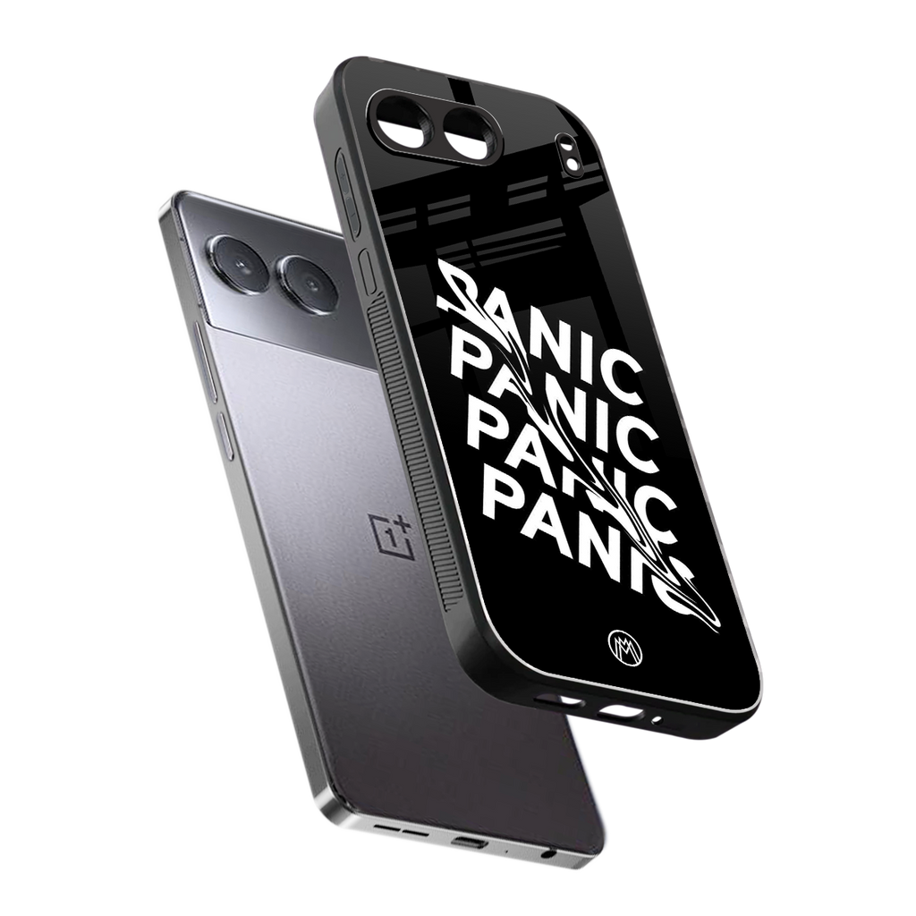 panic back phone cover | glass case for oneplus nord 4