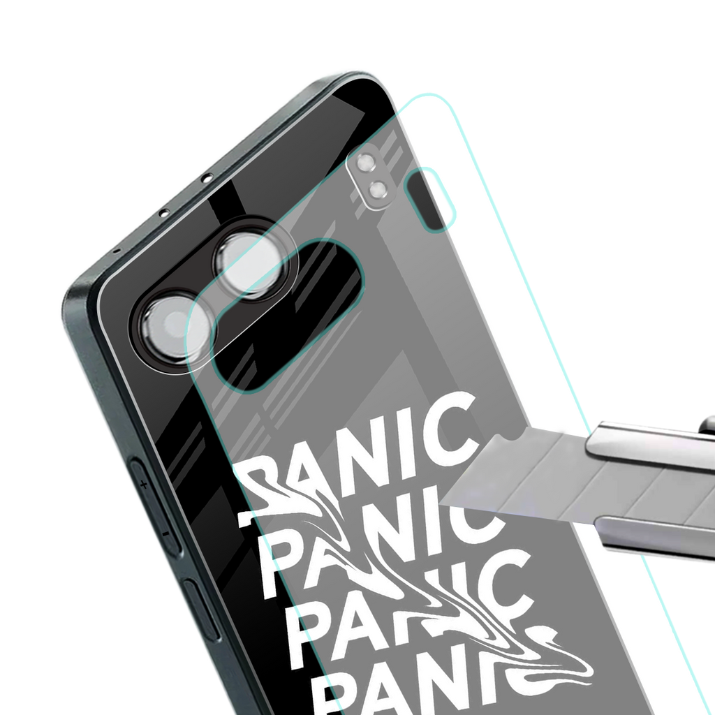 panic back phone cover | glass case for oneplus nord 4