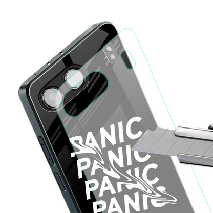 panic back phone cover | glass case for oneplus nord 4
