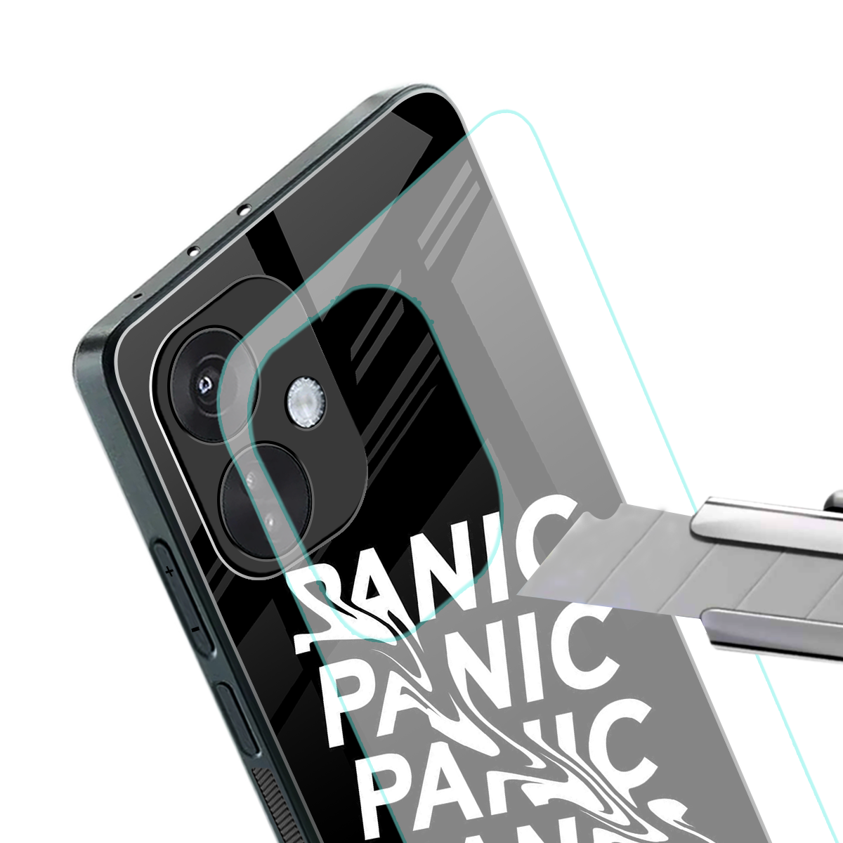 panic back phone cover | glass case for oneplus nord ce 3