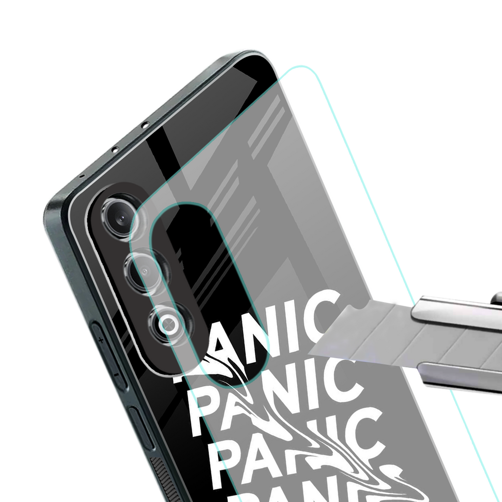 panic back phone cover | glass case for oneplus nord ce 4