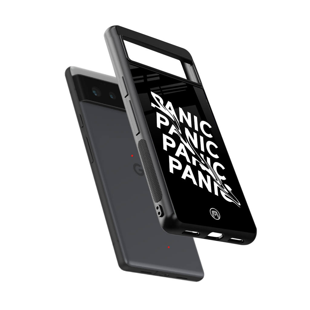 panic back phone cover | glass case for google pixel 6