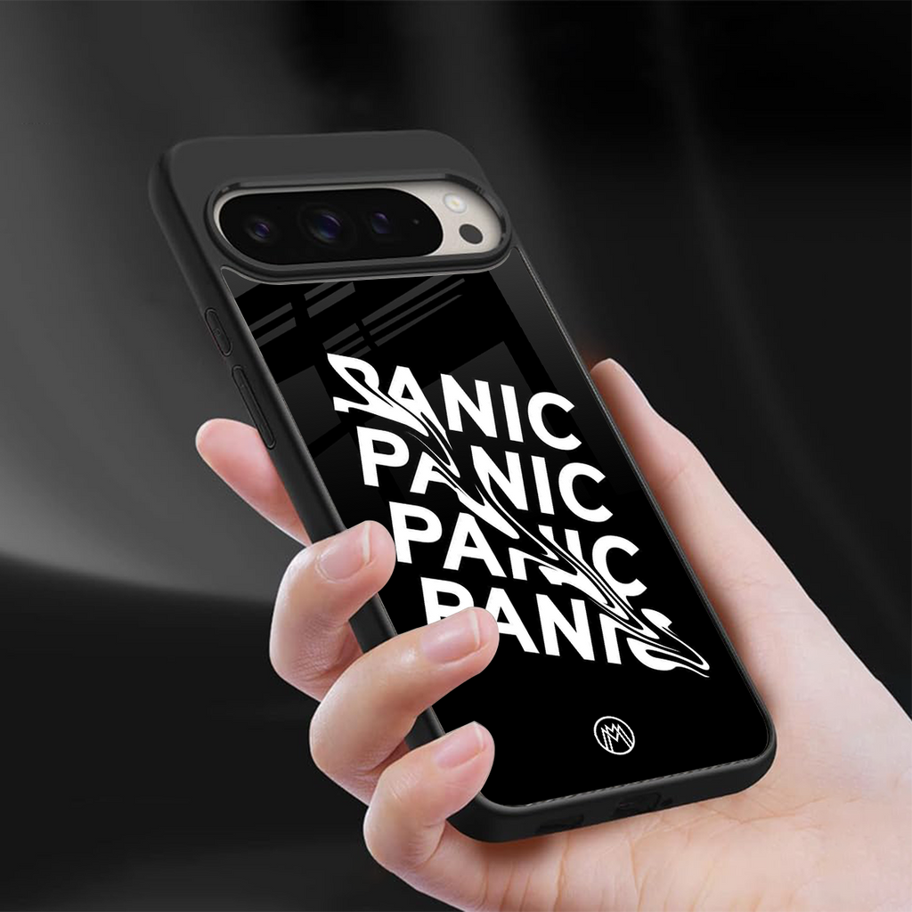 panic back phone cover | glass case for google pixel 9 pro