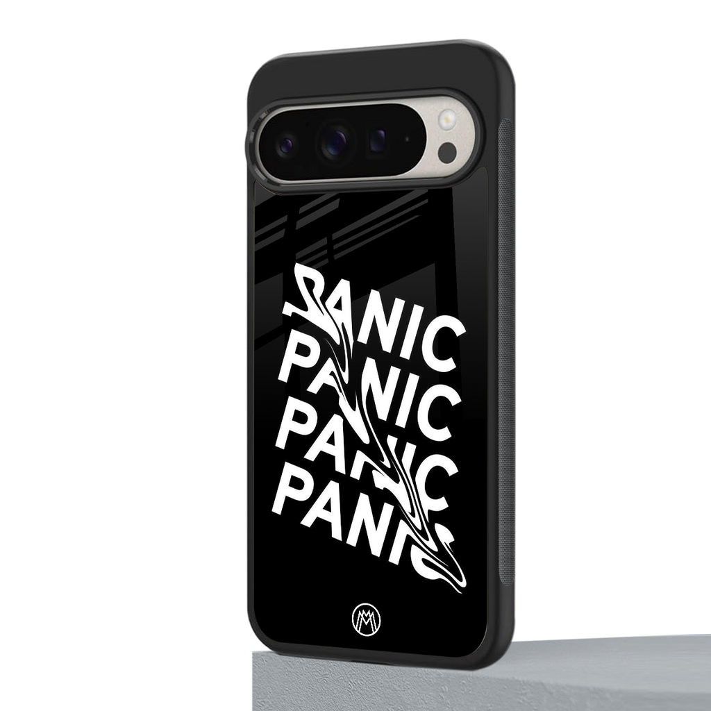 panic back phone cover | glass case for google pixel 9 pro