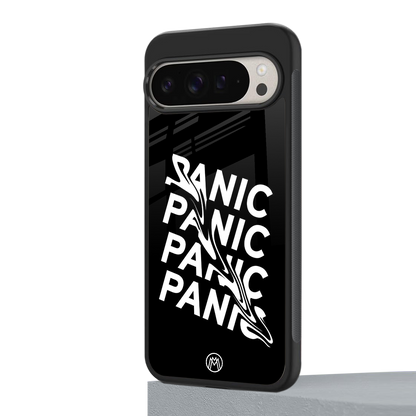 panic back phone cover | glass case for google pixel 9 pro