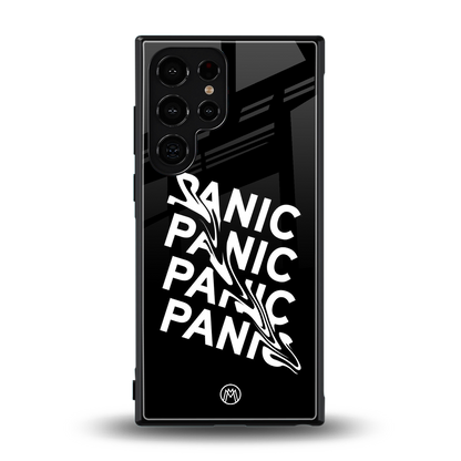 panic back phone cover | glass case for samsung galaxy s24 ultra