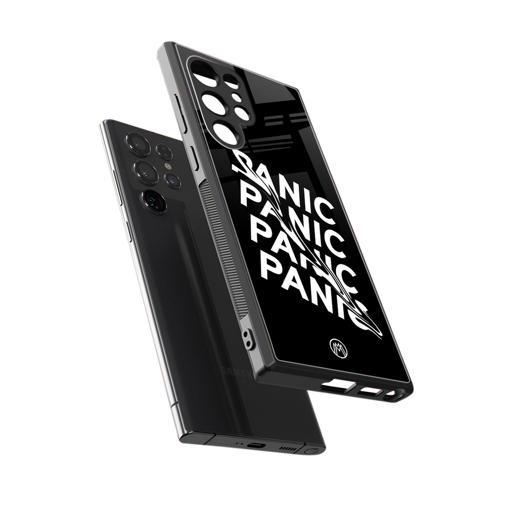 panic back phone cover | glass case for samsung galaxy s23 ultra