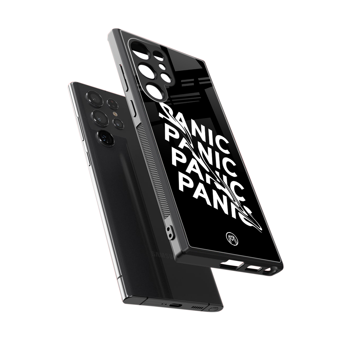 panic back phone cover | glass case for samsung galaxy s23 ultra