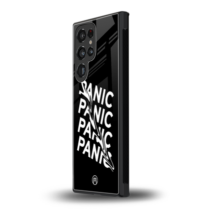 panic back phone cover | glass case for samsung galaxy s24 ultra