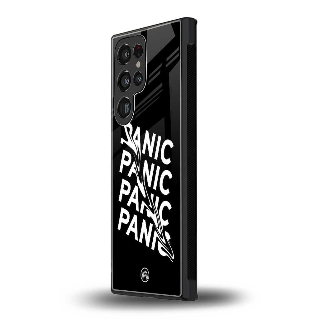 panic back phone cover | glass case for samsung galaxy s23 ultra