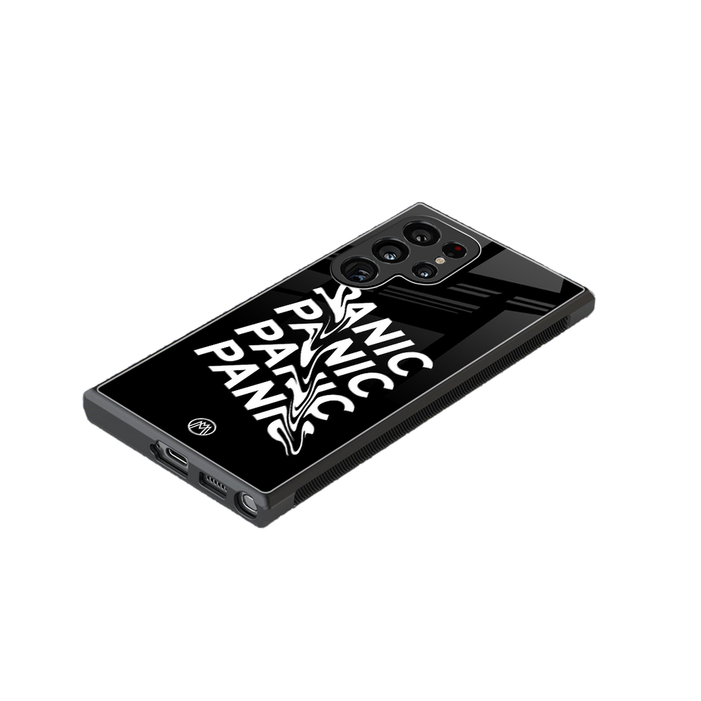 panic back phone cover | glass case for samsung galaxy s23 ultra