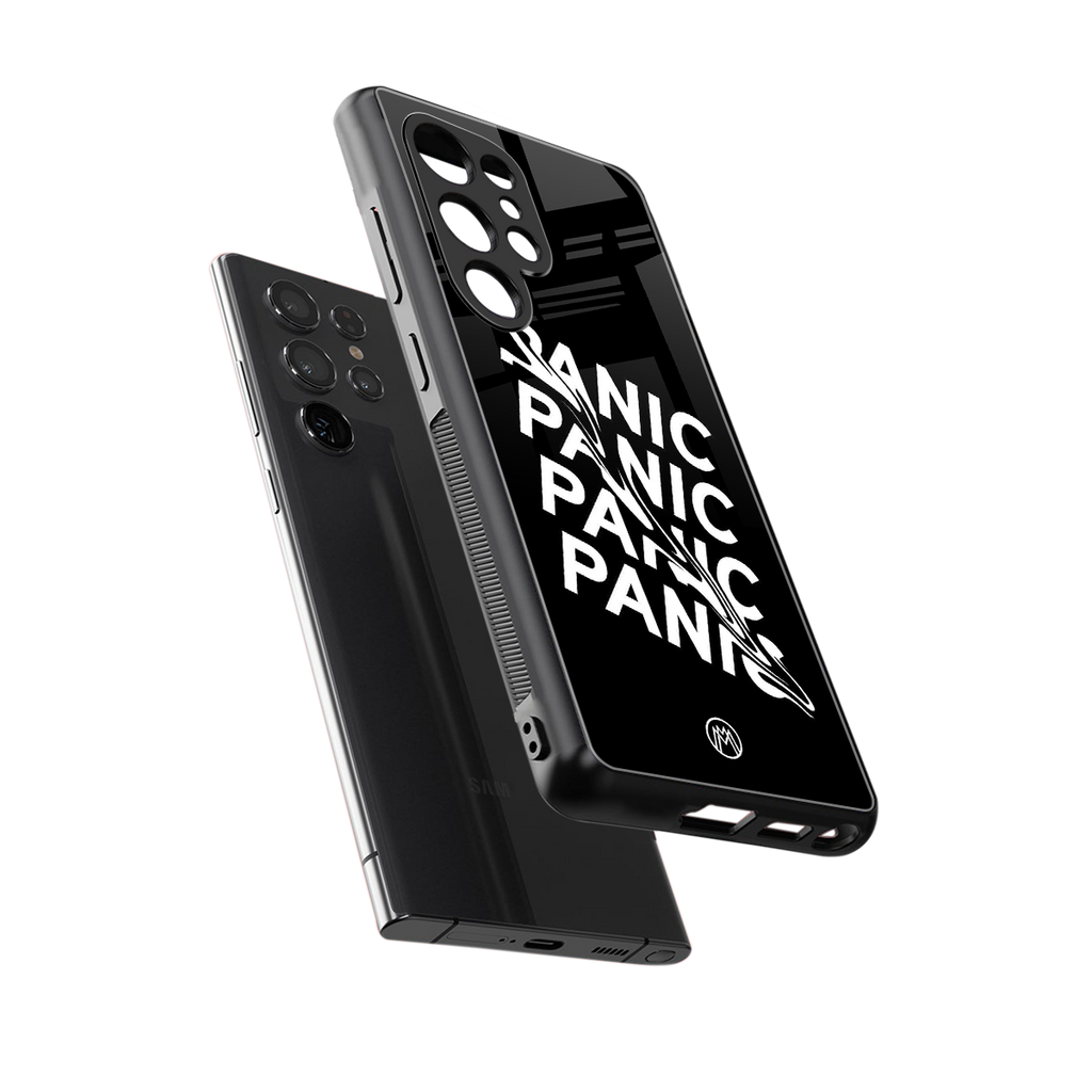 panic back phone cover | glass case for samsung galaxy s25 ultra