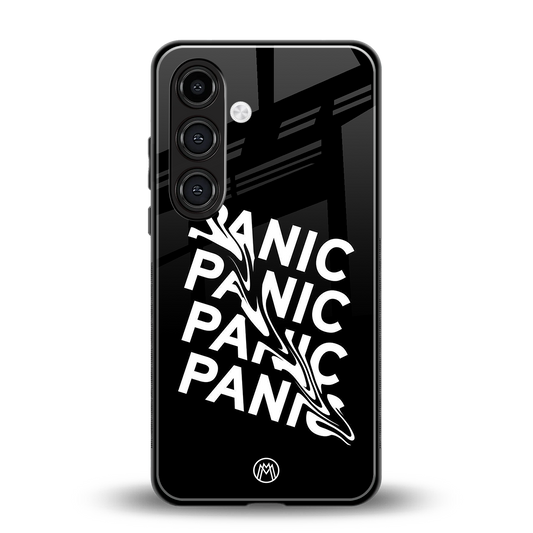 panic back phone cover | glass case for samsung galaxy s24 fe