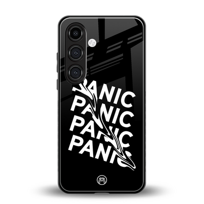 panic back phone cover | glass case for samsung galaxy s24 plus