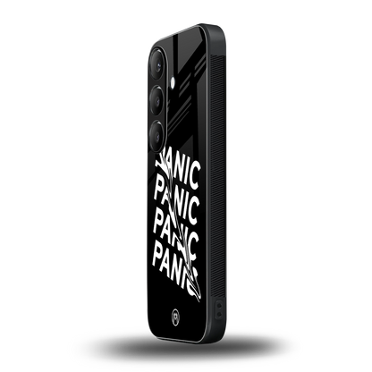 panic back phone cover | glass case for samsung galaxy s24 plus