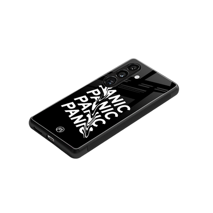 panic back phone cover | glass case for samsung galaxy s24 plus