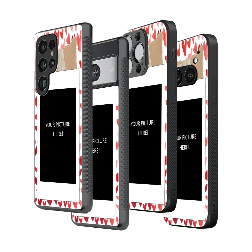 Polaroid Personalised Glass Phone Case