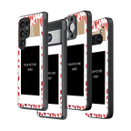 Polaroid Personalised Glass Phone Case