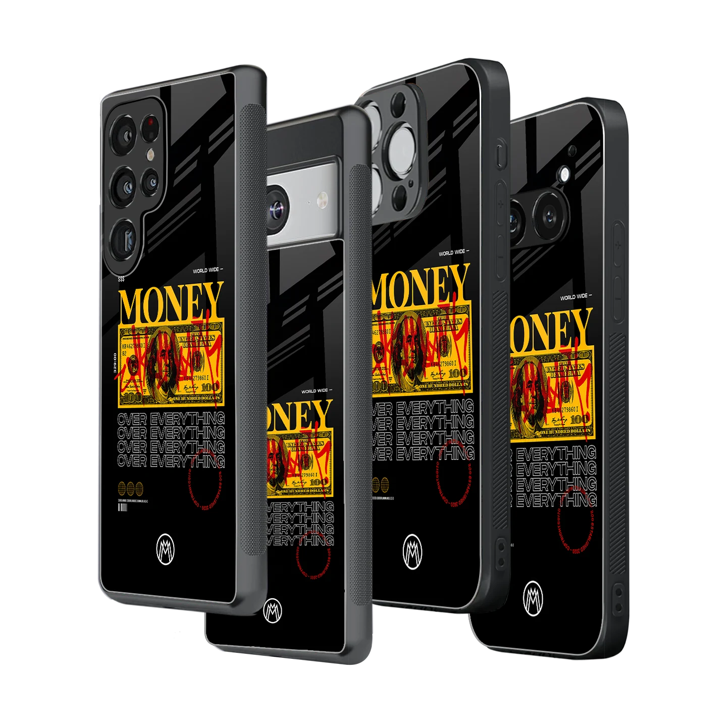 Stylish Glass Back Case for All Smartphones iPhone, Samsung, OnePlus, Pixel, Redmi, Oppo, Vivo, Motorola