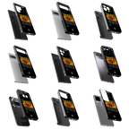 Durable Glass Back Mobile Case for iPhone, Samsung, OnePlus, Google Pixel, Redmi, Vivo, Oppo