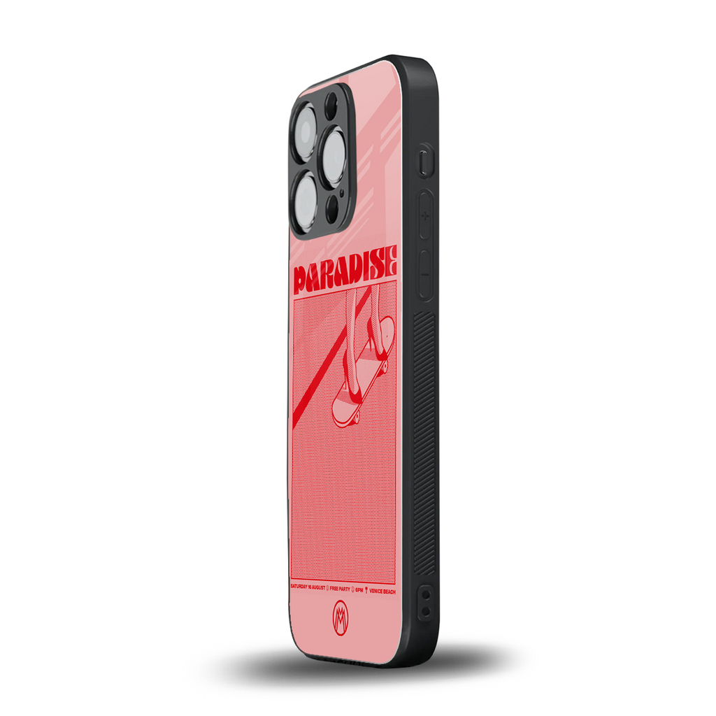 paradise back phone cover | glass case for iphone 13 pro