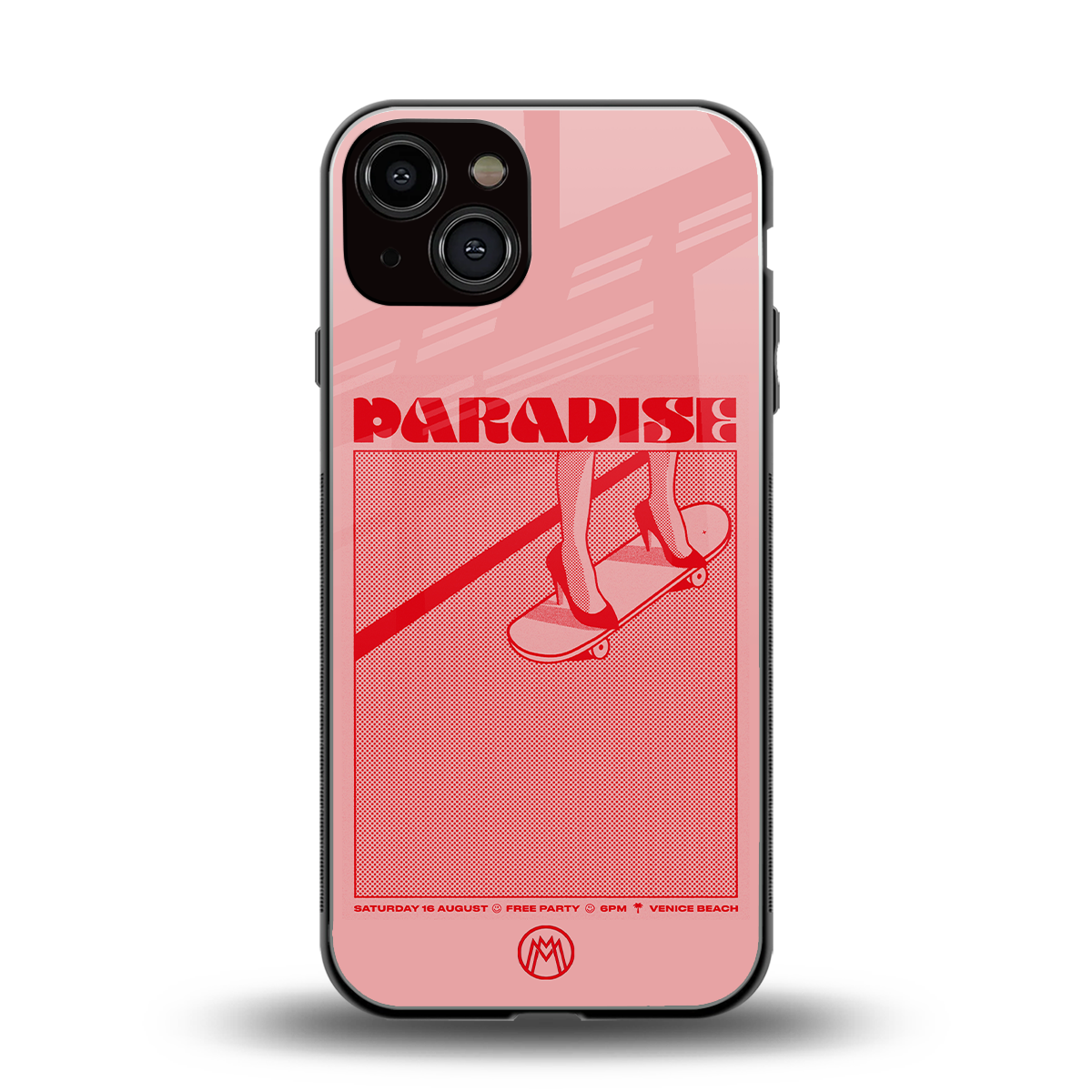 paradise back phone cover | glass case for iphone 13