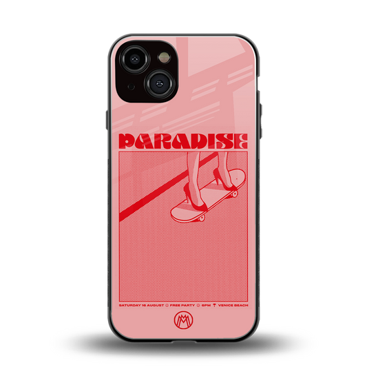 paradise back phone cover | glass case for iphone 13