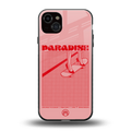 paradise back phone cover | glass case for iphone 15 plus