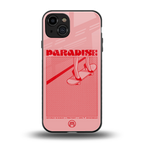paradise back phone cover | glass case for iphone 15