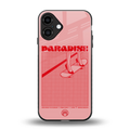 paradise back phone cover | glass case for iphone 16 plus