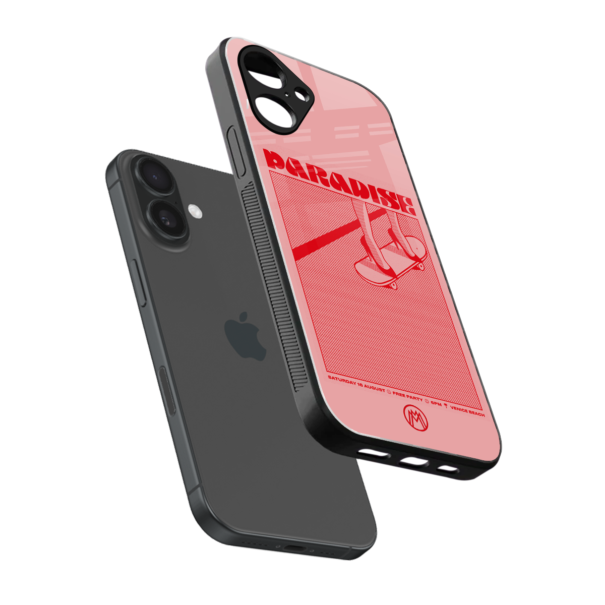 paradise back phone cover | glass case for iphone 16